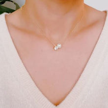 Load image into Gallery viewer, Single Pearl and Diamond Necklace - Ellison+Young
