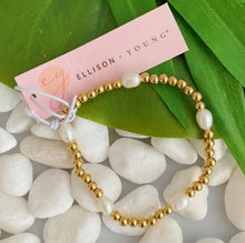 Load image into Gallery viewer, Freshwater Pearls Golden Bauble Bracelets - Ellison+Young
